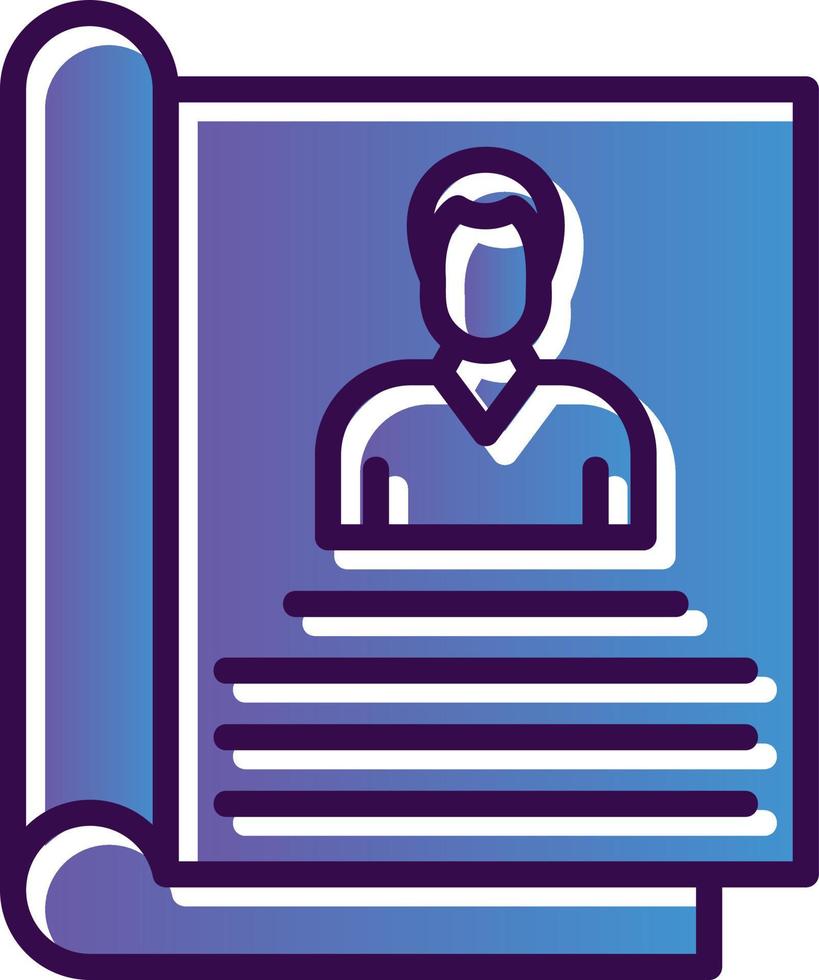 Magazine Vector Icon Design