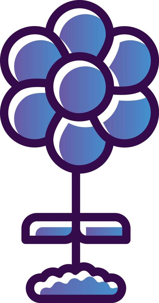 diseño de icono de vector de flor