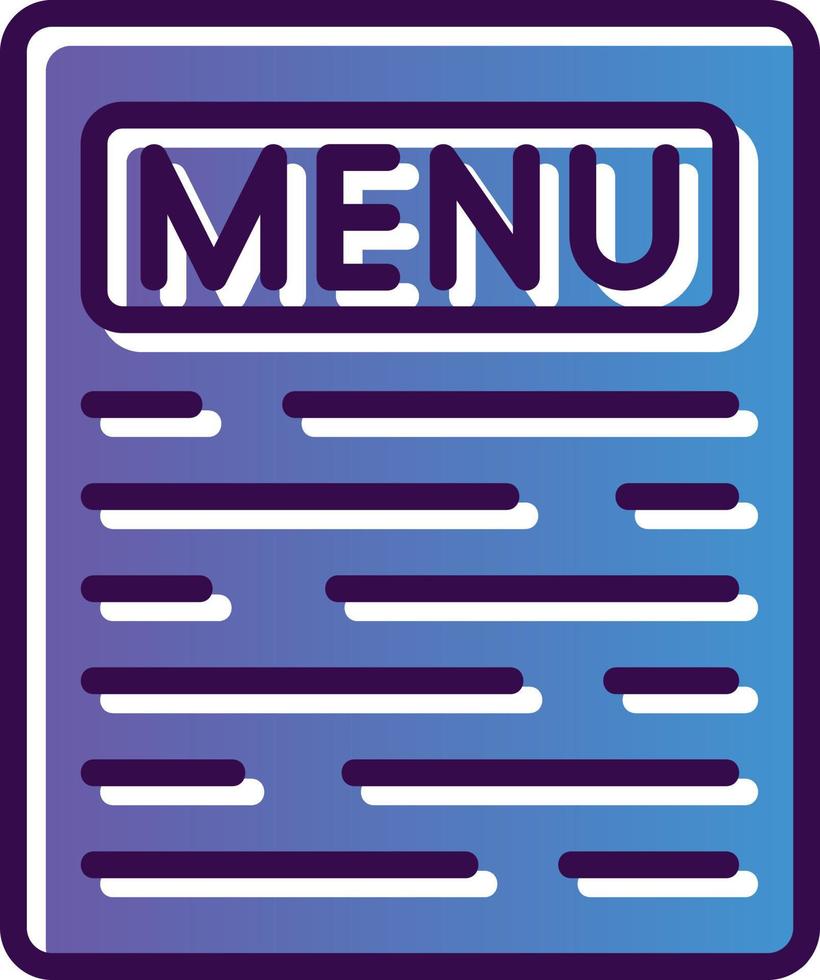 Menu Vector Icon Design