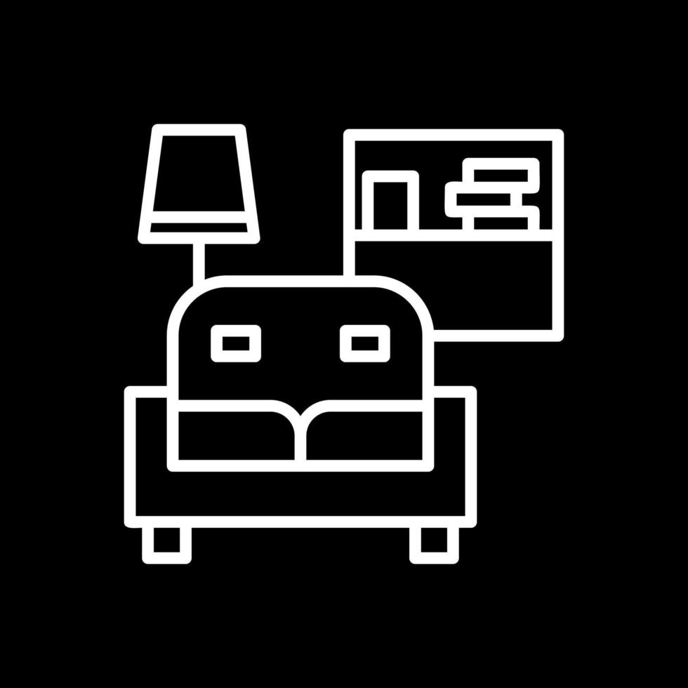 diseño de icono de vector de sala de estar
