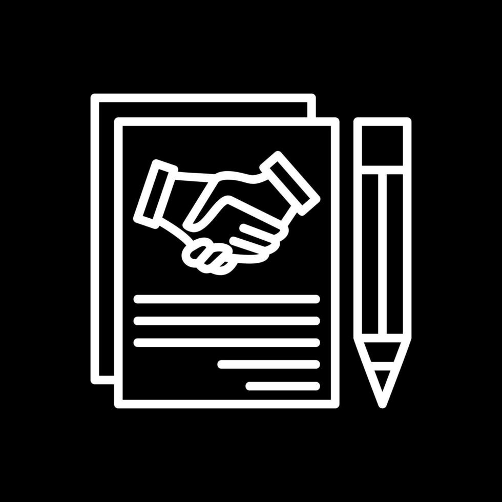 Agreement Vector Icon Design