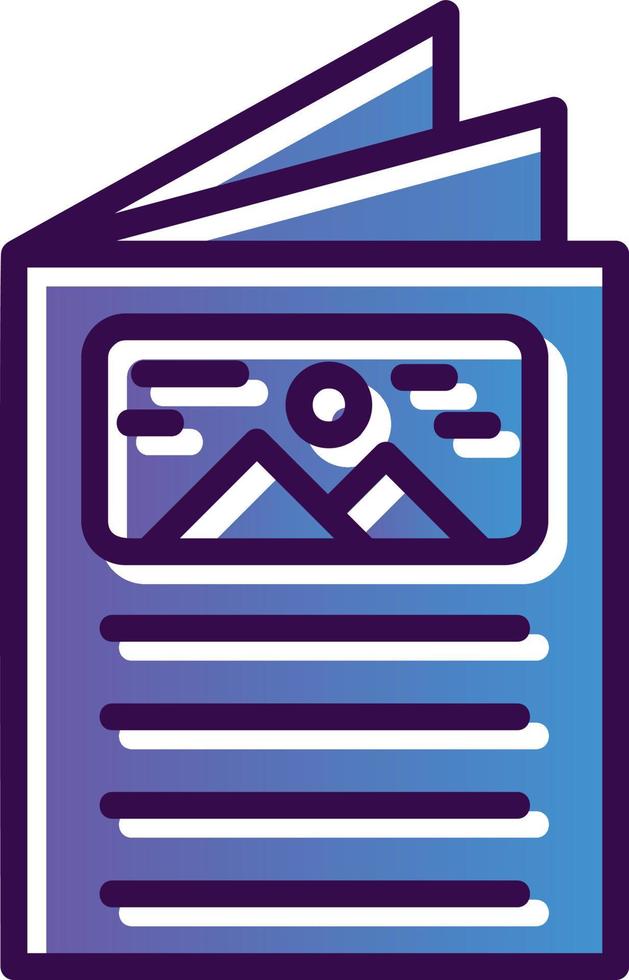 Magazine Vector Icon Design