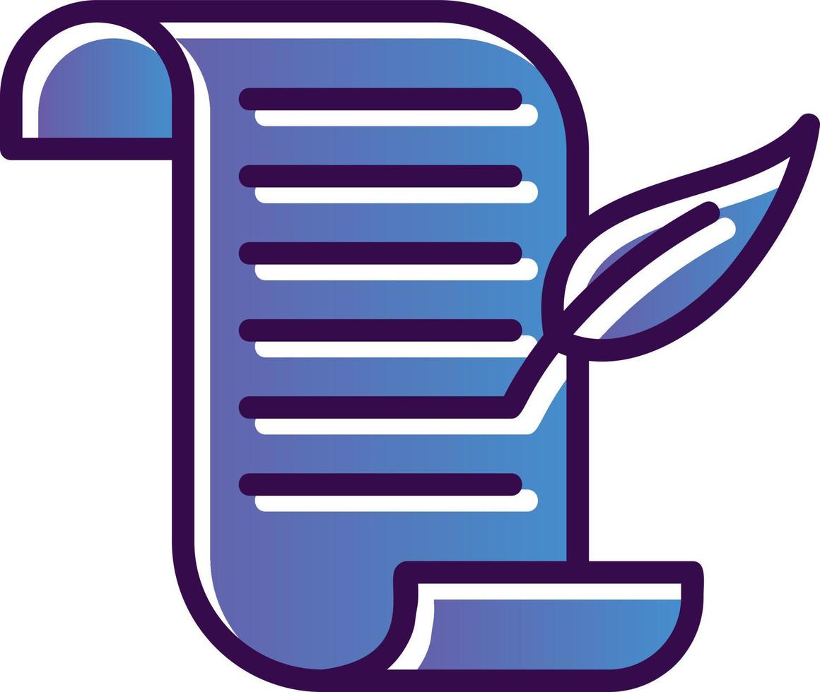 Screenplay Vector Icon Design