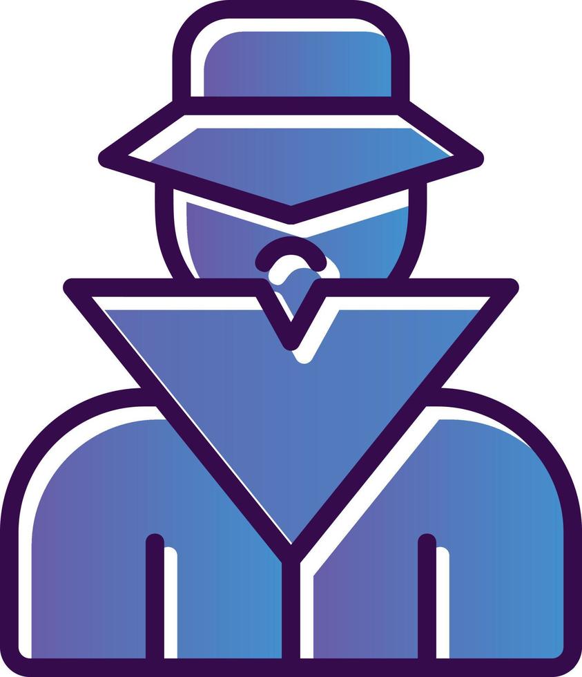 diseño de icono de vector de detective