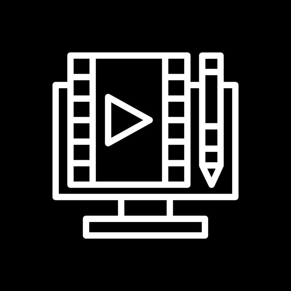 Video Editing Vector Icon Design