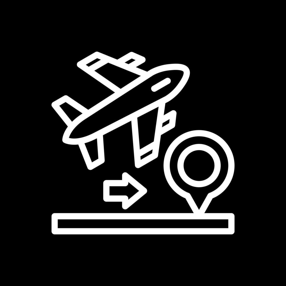 Domestic FLights Vector Icon Design