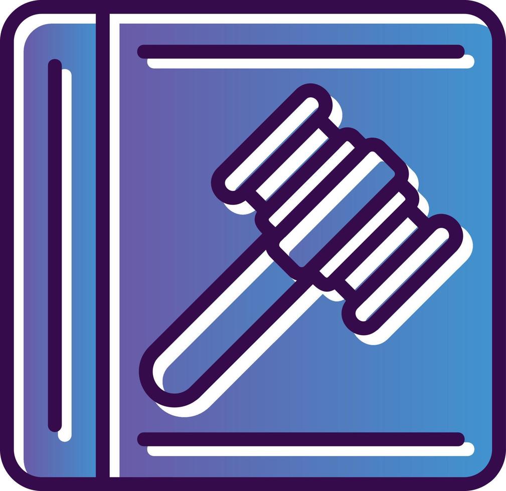 Law In Order Vector Icon Design