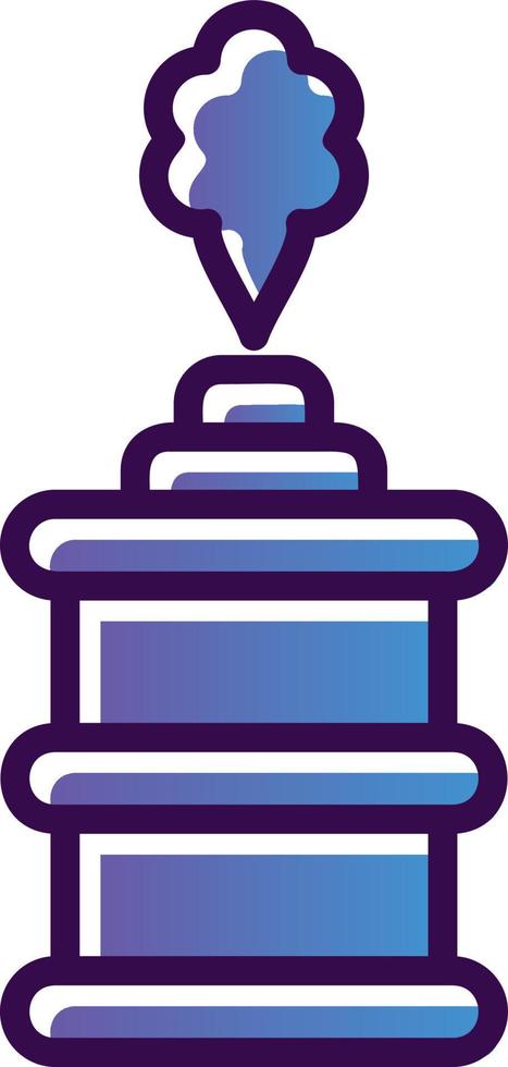 Tear Gas Vector Icon Design