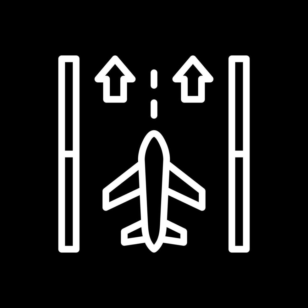 Runway Vector Icon Design