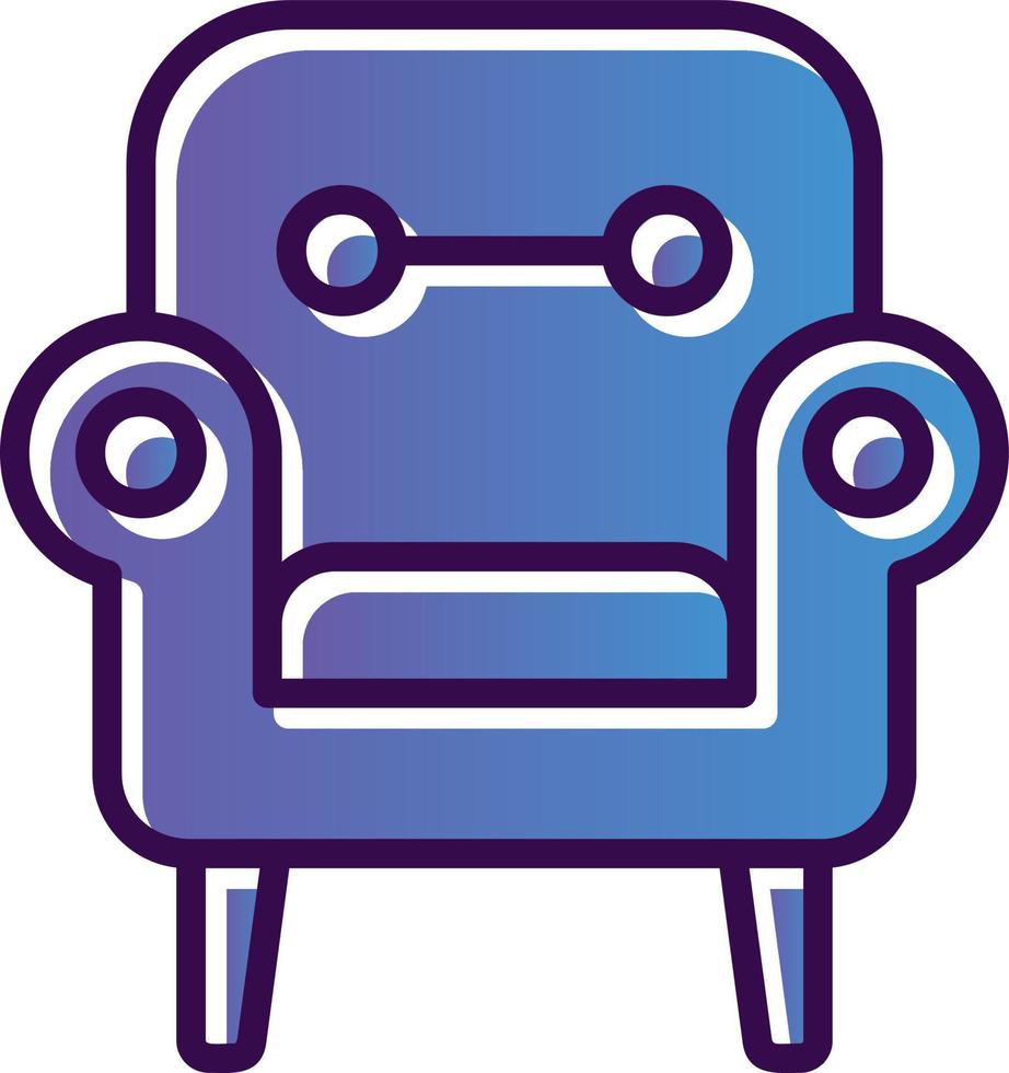 Armchair Vector Icon Design