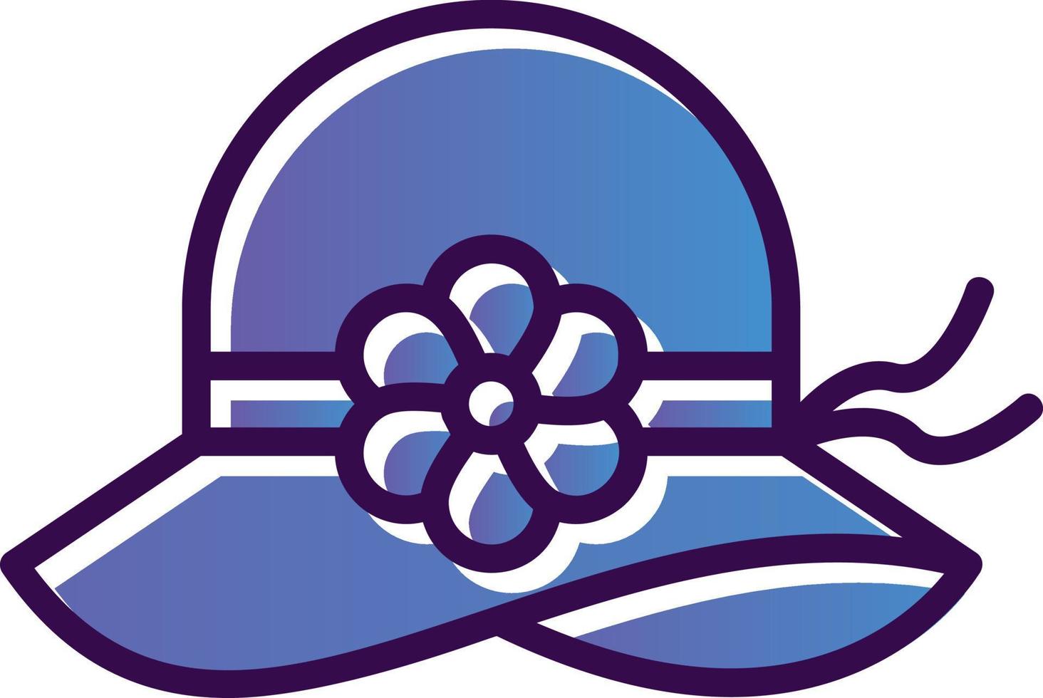 Pamela Hat Vector Icon Design