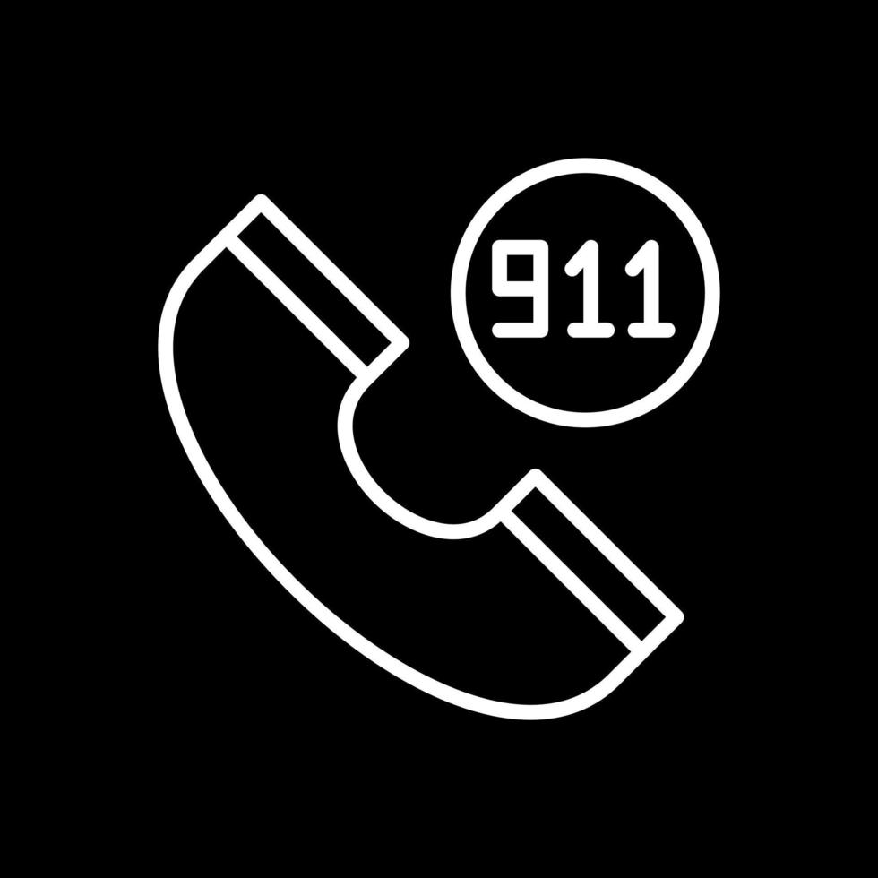 911 diseño de icono de vector