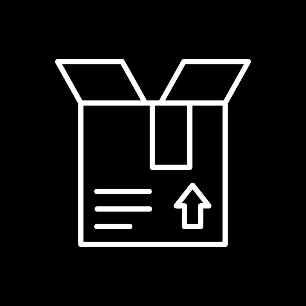 Open Box Vector Icon Design