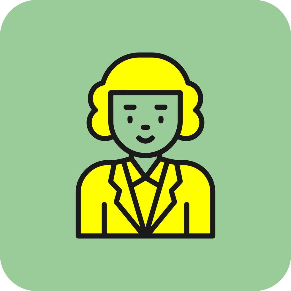 Judge Vector Icon Design