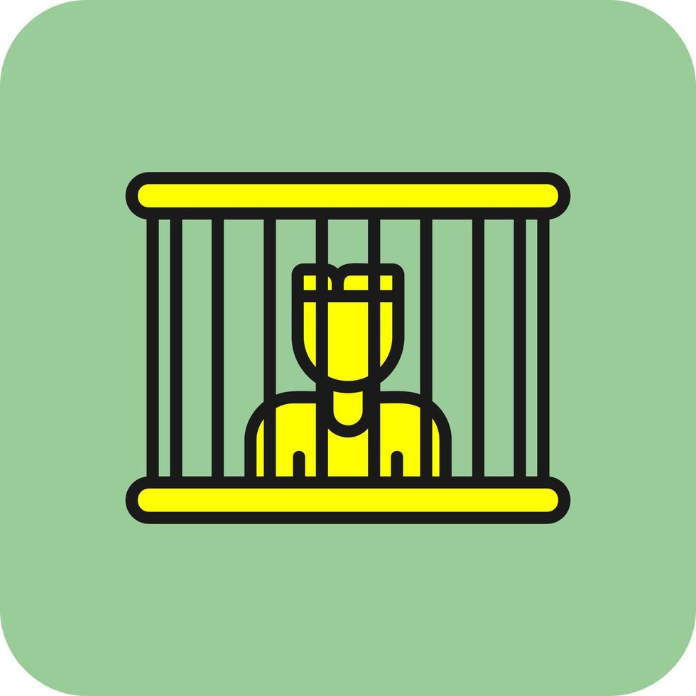 Prisoner Vector Icon Design