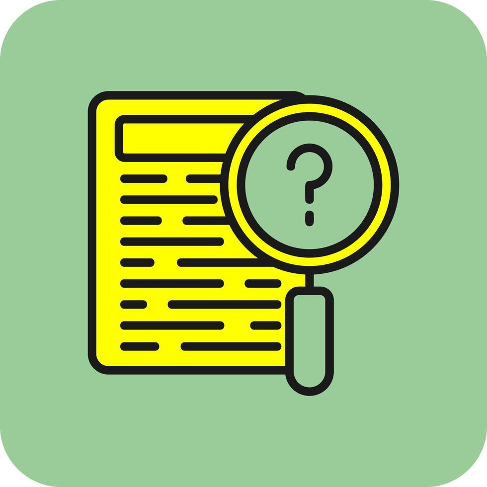 Evidence Vector Icon Design