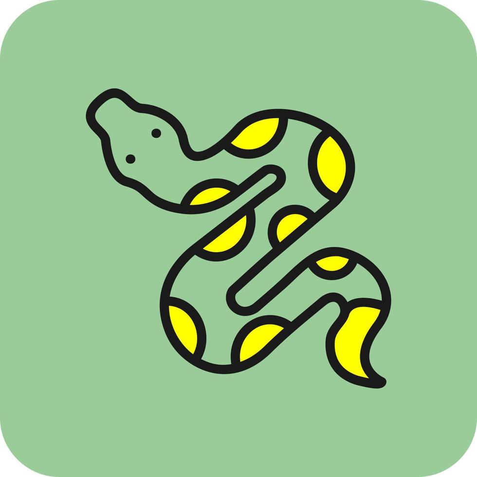 diseño de icono de vector de serpiente