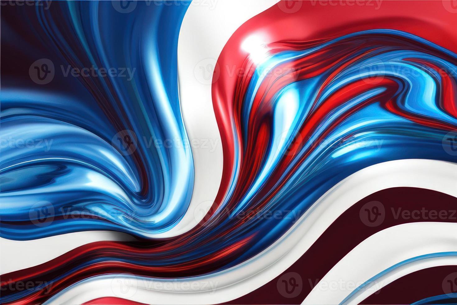 blue red and white liquid flow background photo