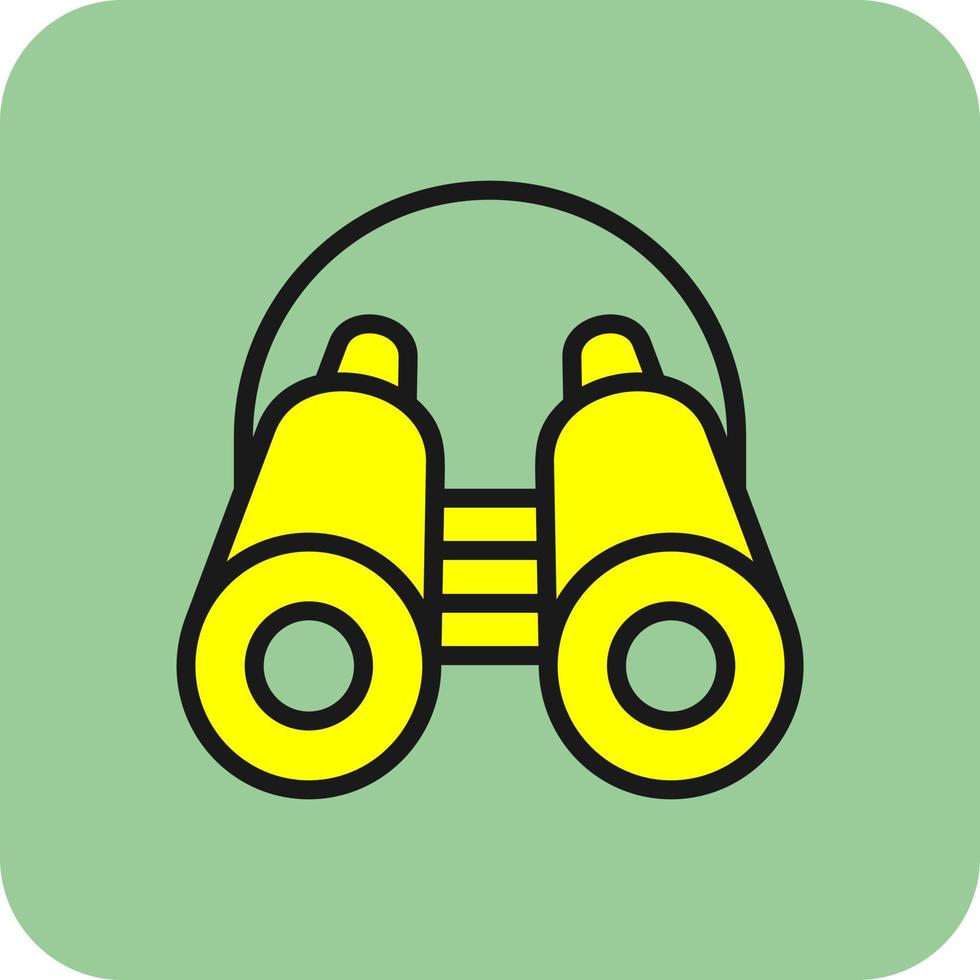 Binocular Vector Icon Design