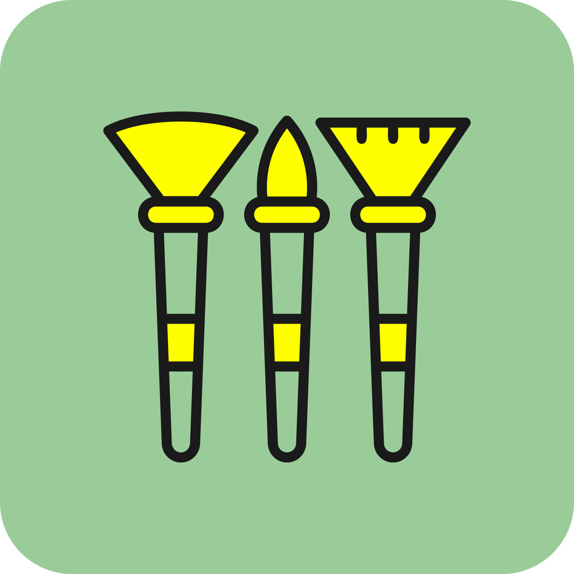 Makeup Brushes Vector Icon Design 21226269 Vector Art at Vecteezy