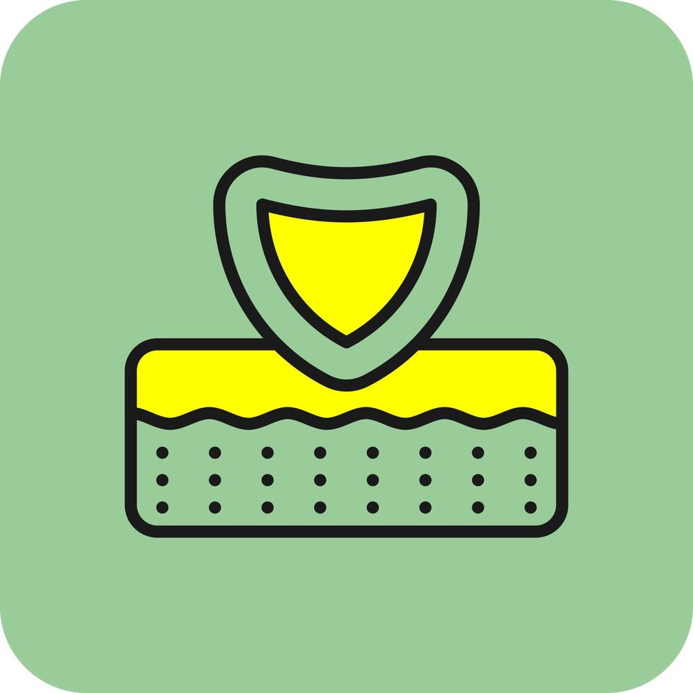 Skin Protection Vector Icon Design