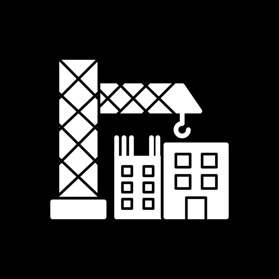 Construction Site Vector Icon Design