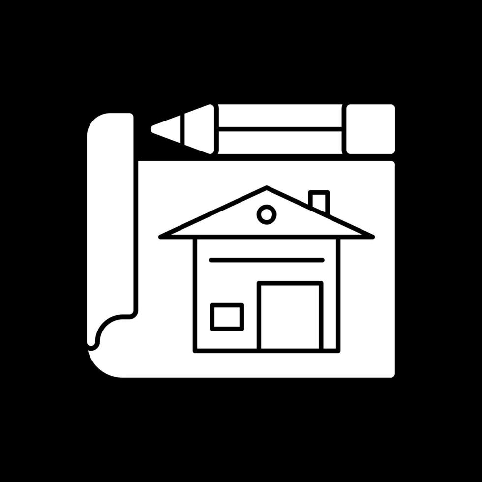 diseño de icono de vector de plan de casa