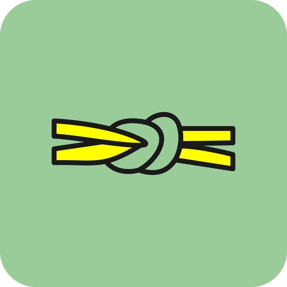 Reef Knot Vector Icon Design