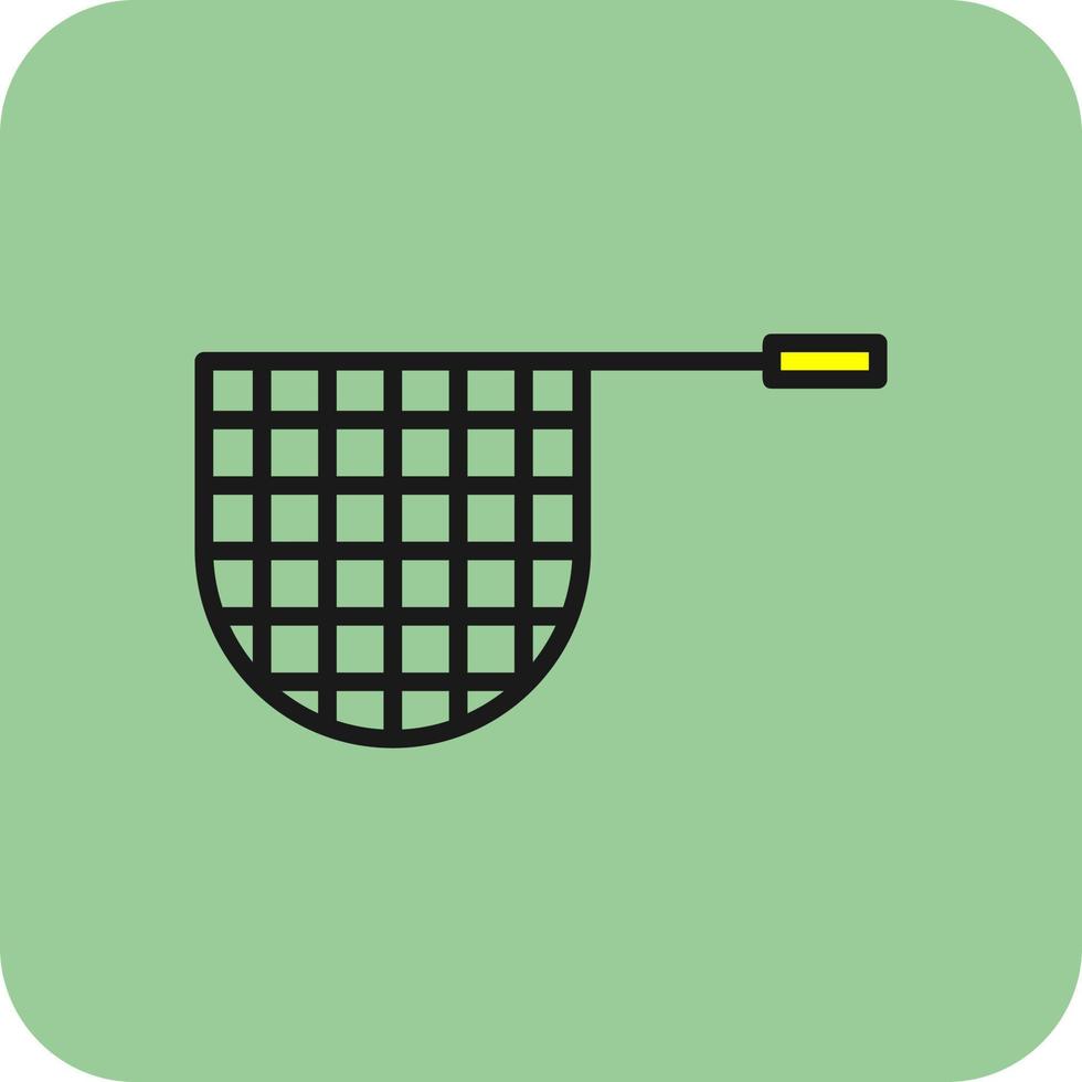 Fishing Net Vector Icon Design