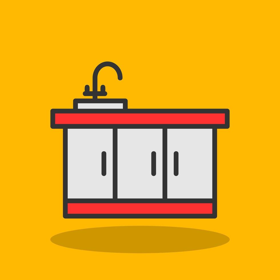 Kitchen Sink Vector Icon Design