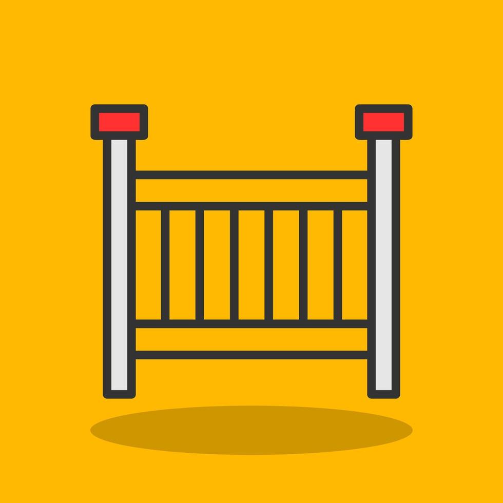 Crib Vector Icon Design