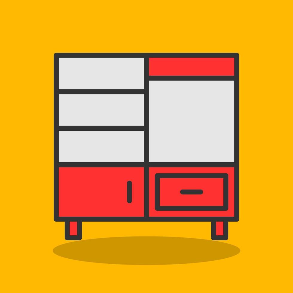 Wardrobe Vector Icon Design