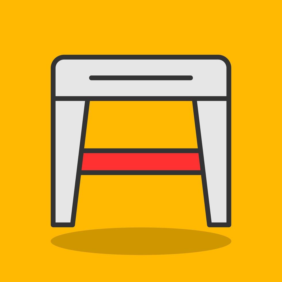 Stool f Vector Icon Design