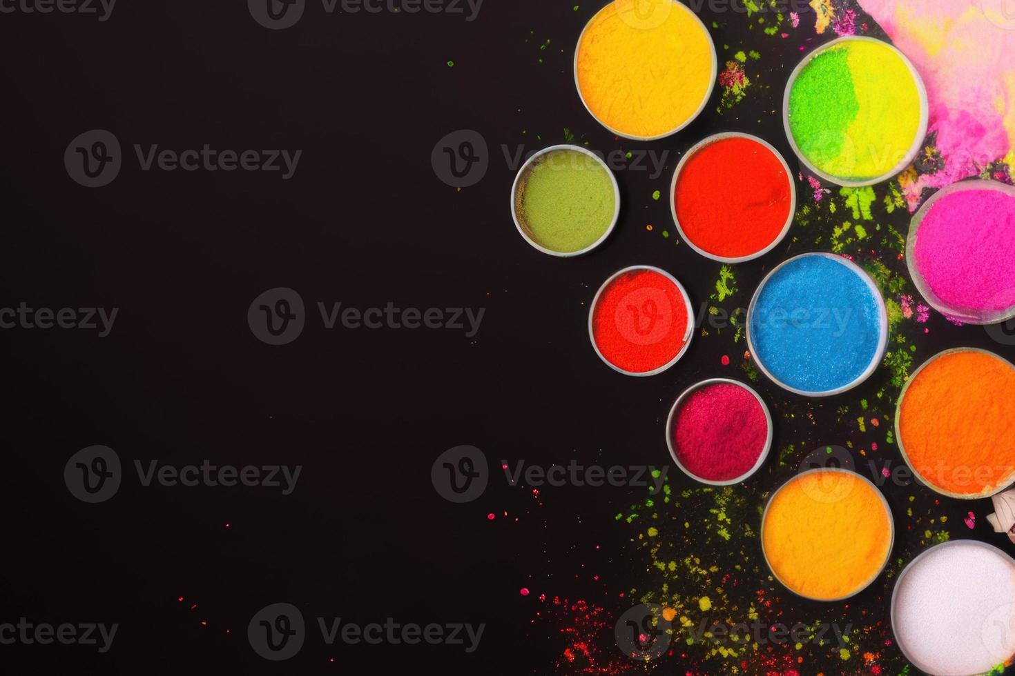 holi colors background photo