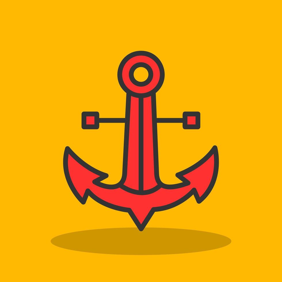 Anchor Vector Icon Design