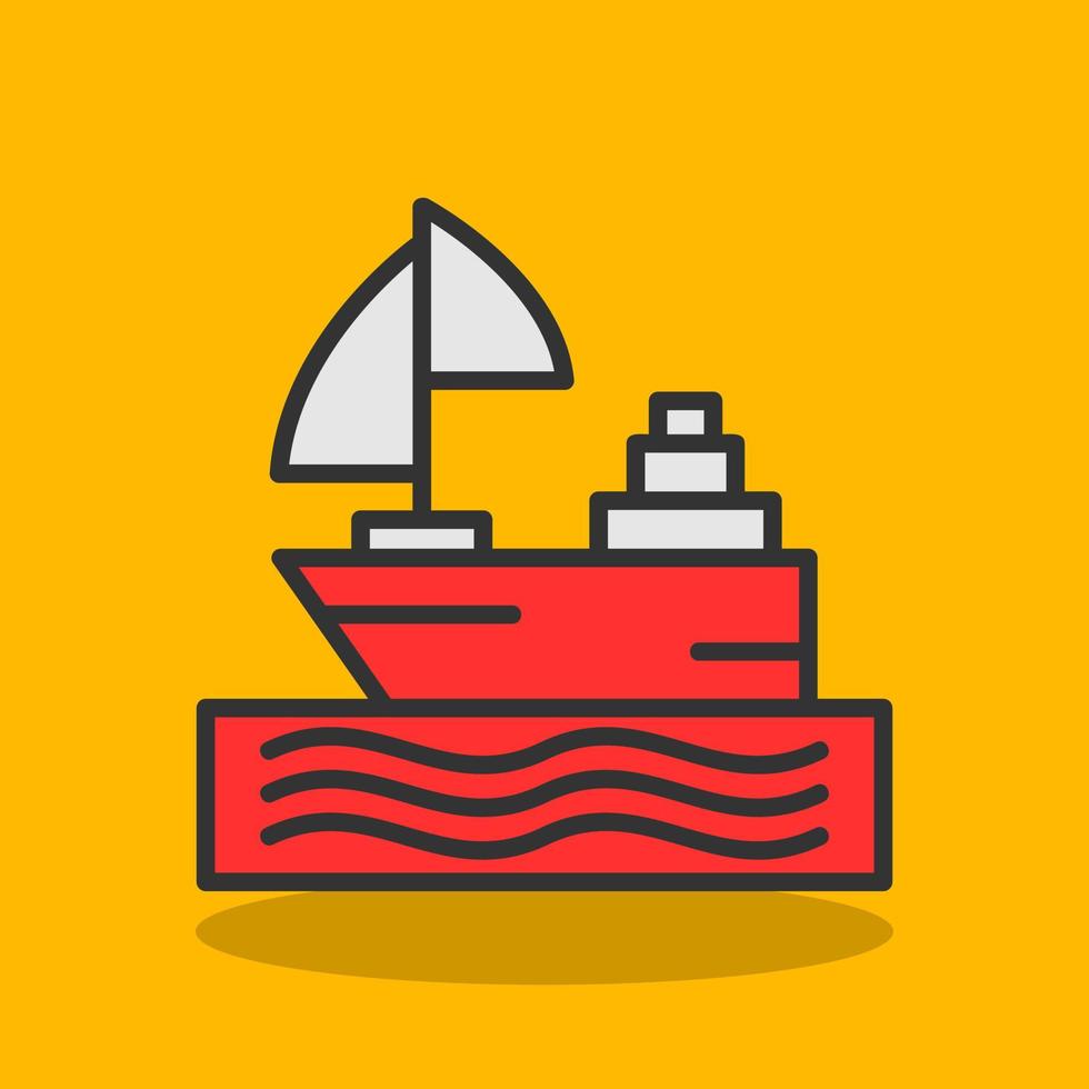 Boat Vector Icon Design