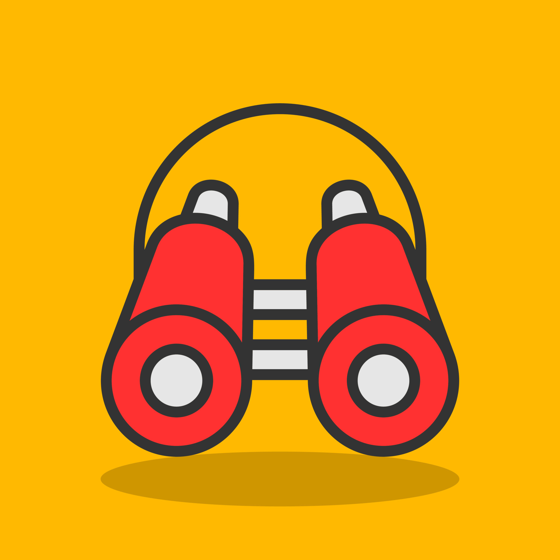 Binocular Vector Icon Design 21226660 Vector Art at Vecteezy