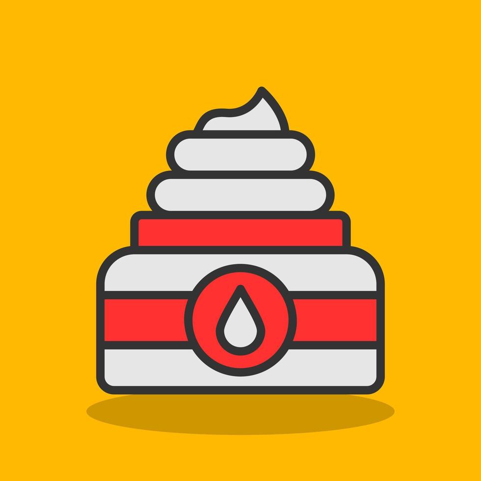 Cream Vector Icon Design