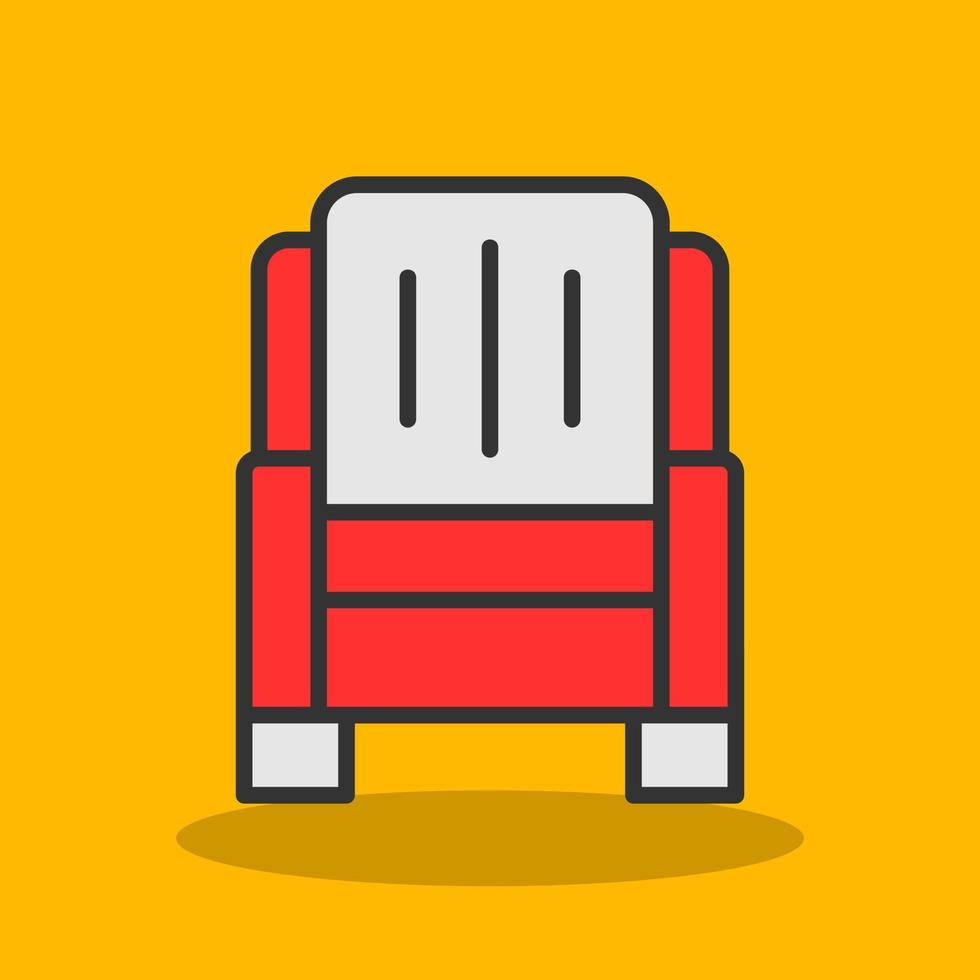 Armchair Vector Icon Design