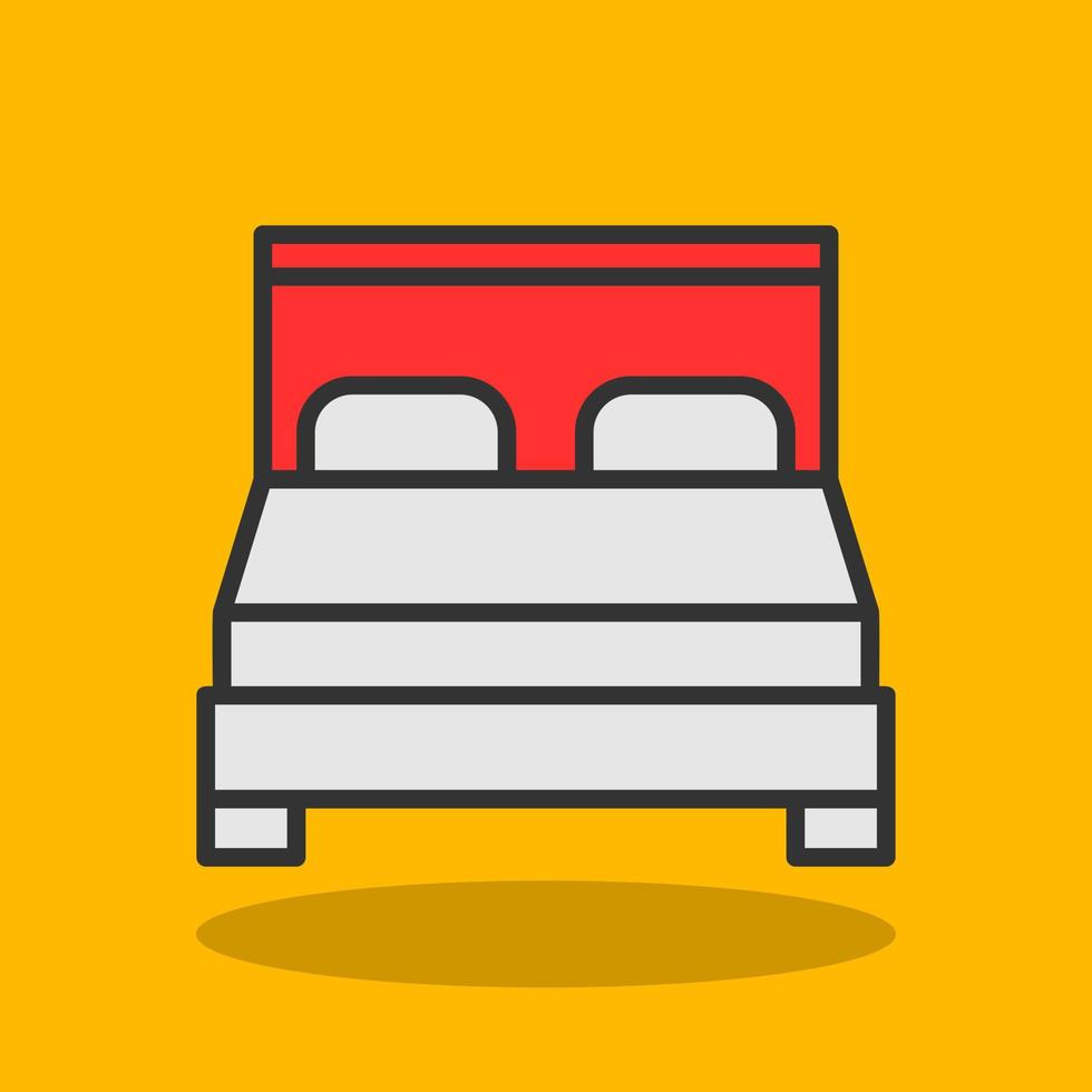 Bed Vector Icon Design