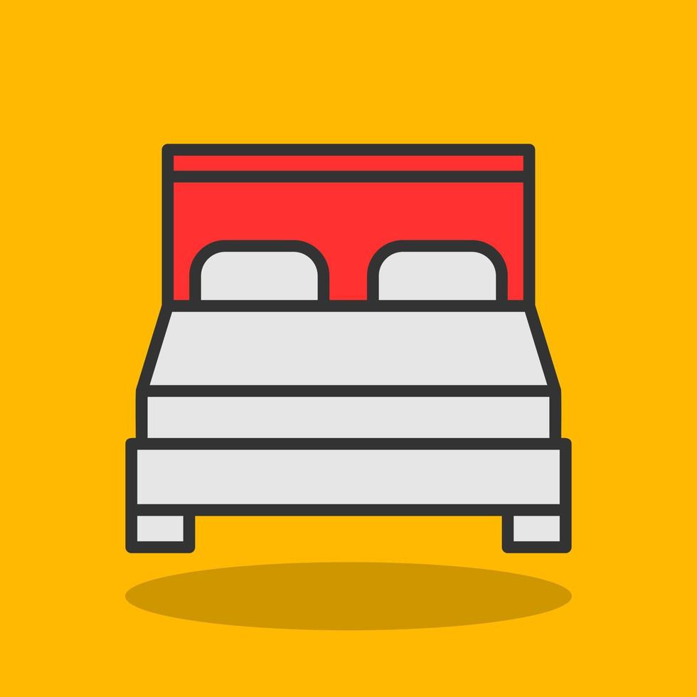 Bed Vector Icon Design