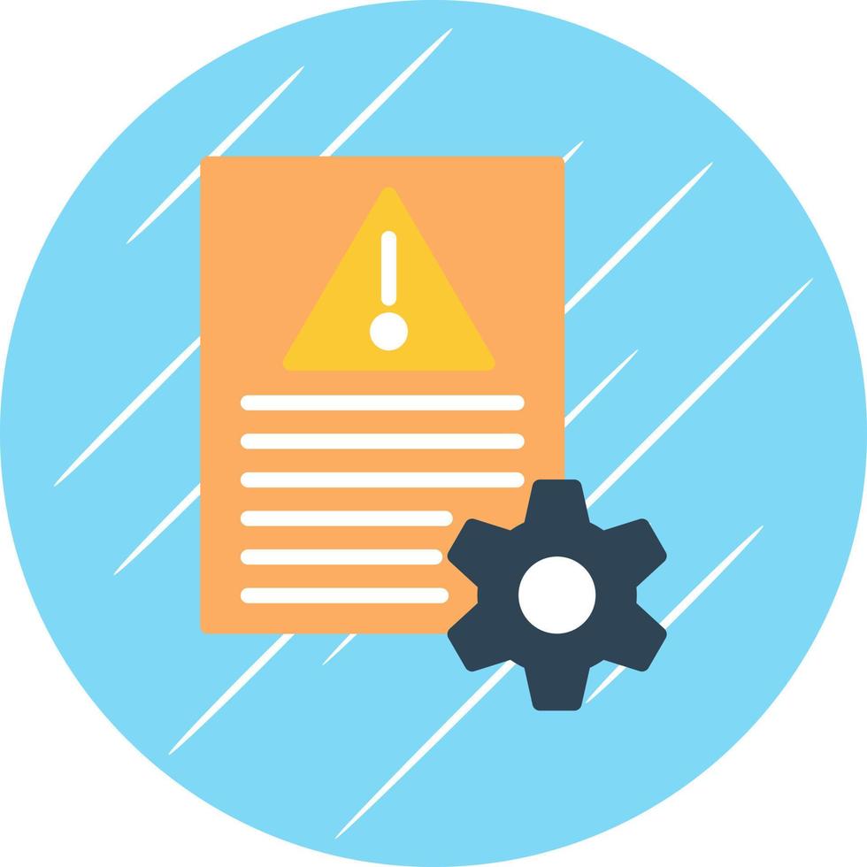 Risk Management Vector Icon Design