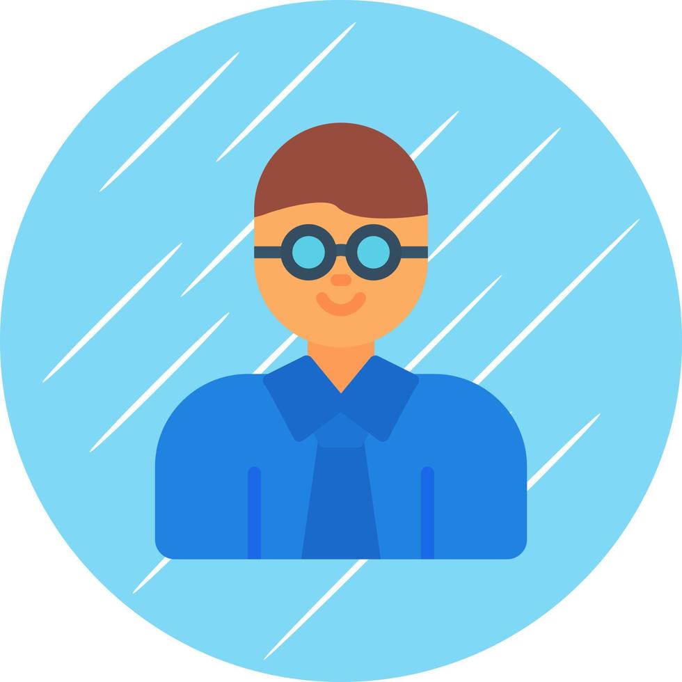 Professor Vector Icon Design