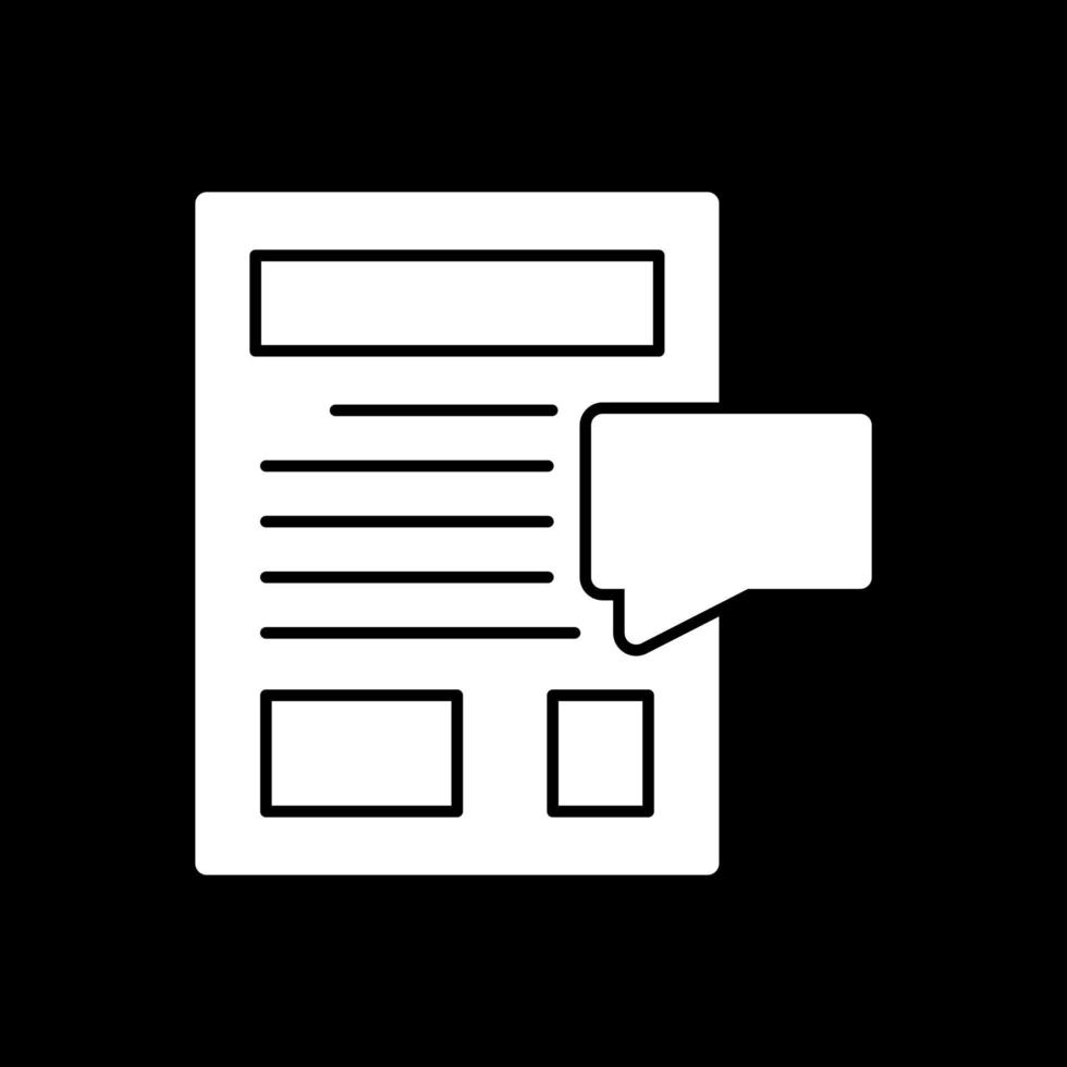 Blog Vector Icon Design