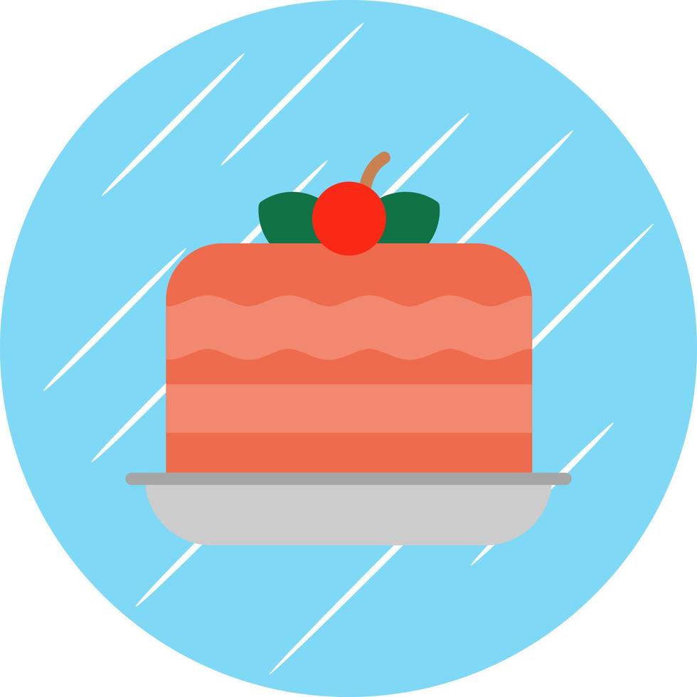 diseño de icono de vector de pastel