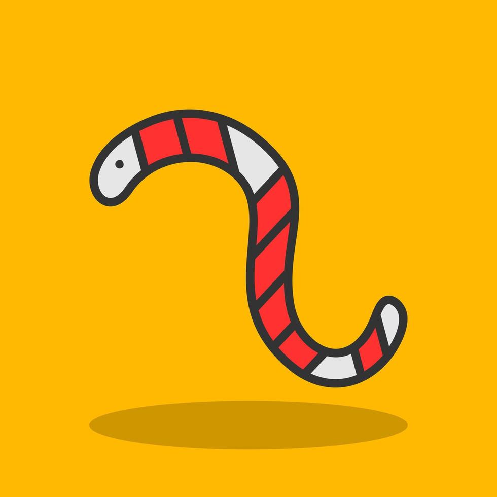 Worms Vector Icon Design