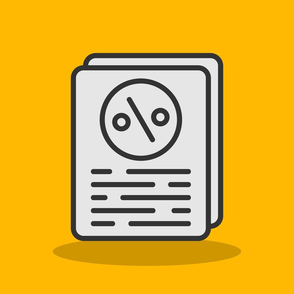 Taxation Vector Icon Design