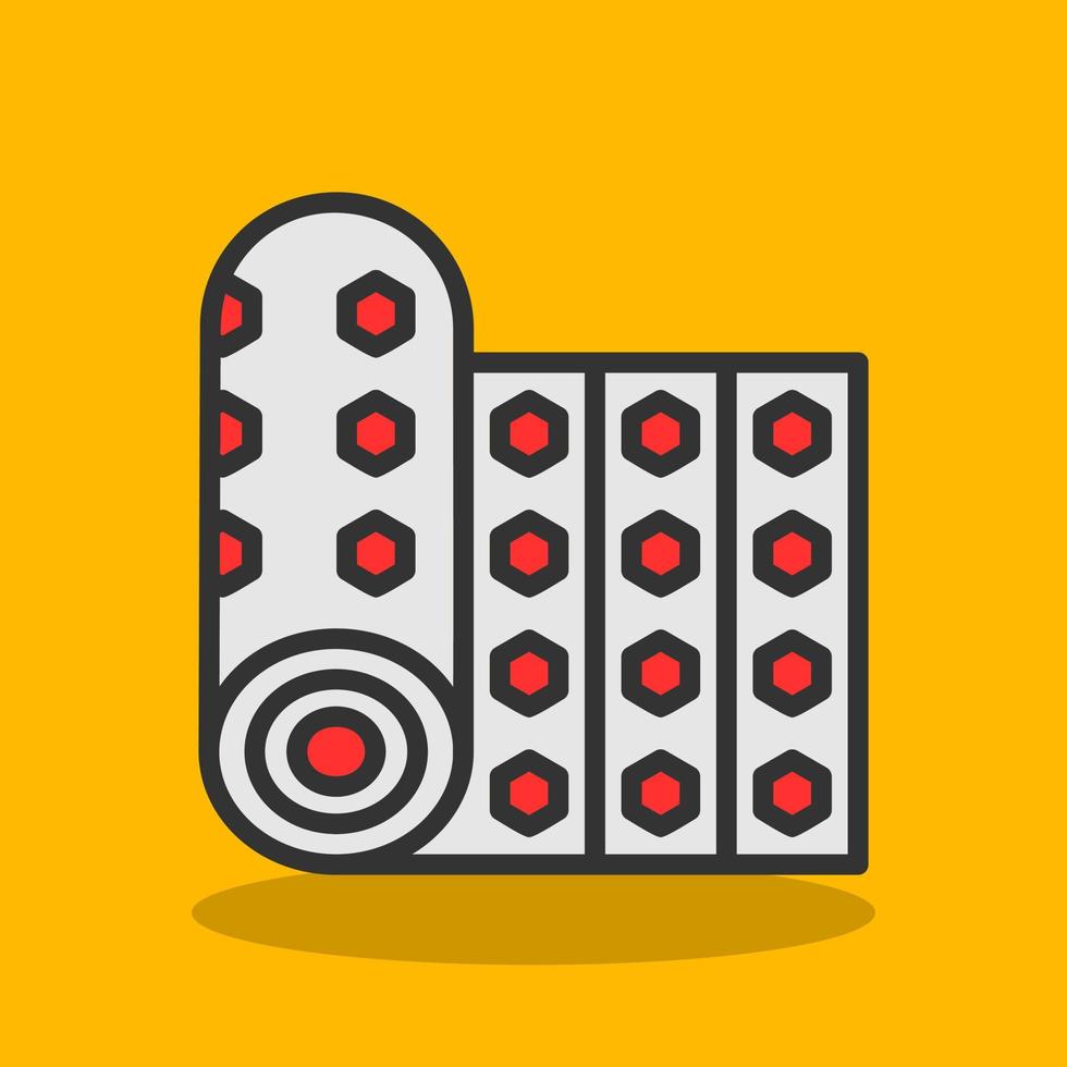 Sleeping Mat Vector Icon Design