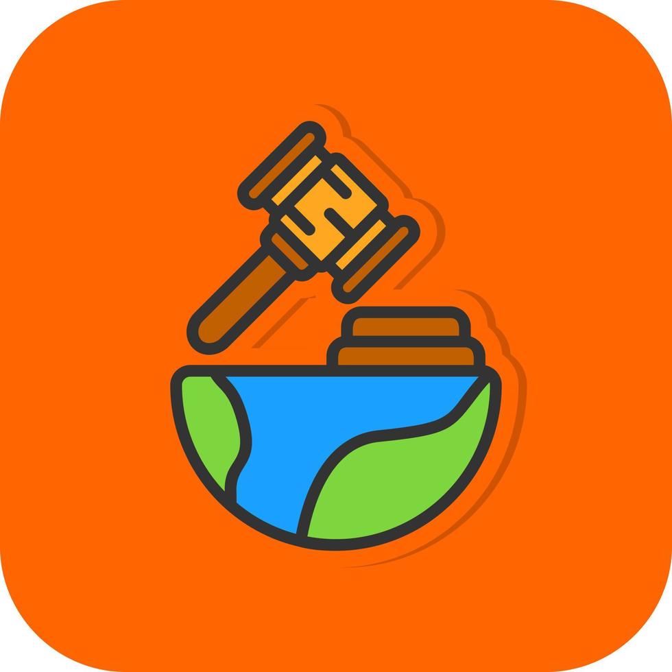 Global Laws Vector Icon Design