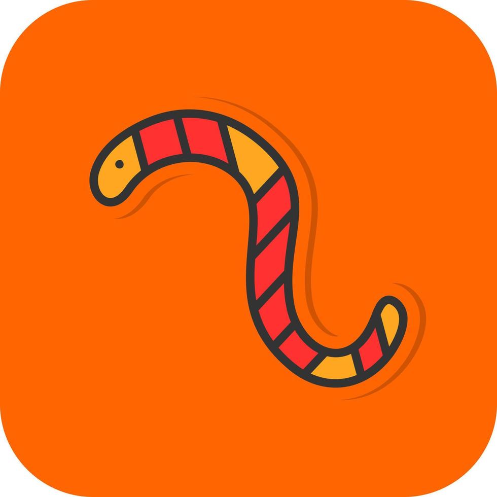 Worms Vector Icon Design